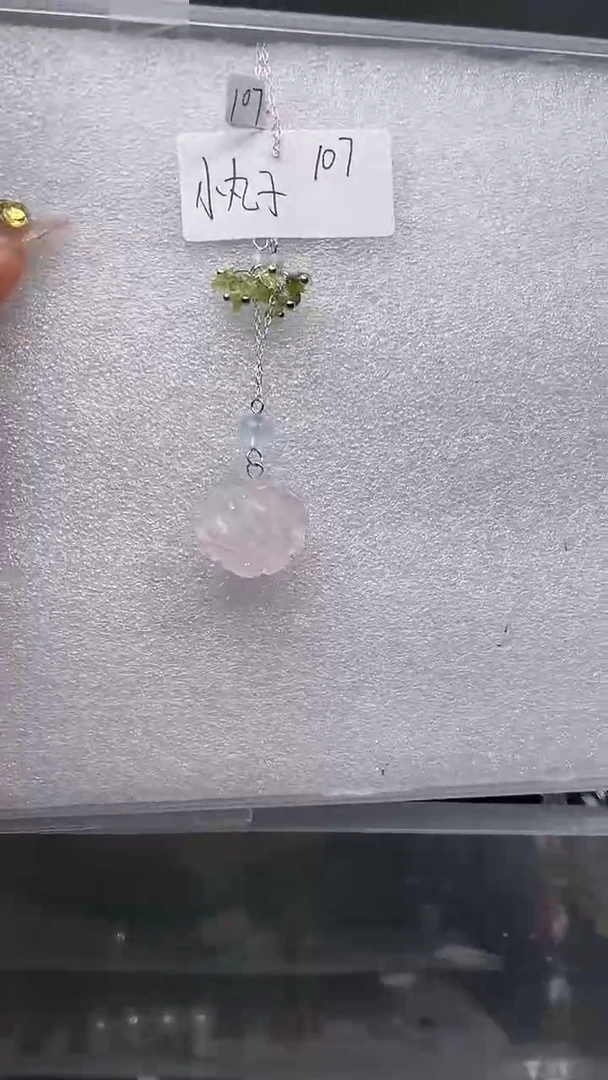 紫晶耳饰银S925镶嵌樱****? 樱桃小丸子2发1