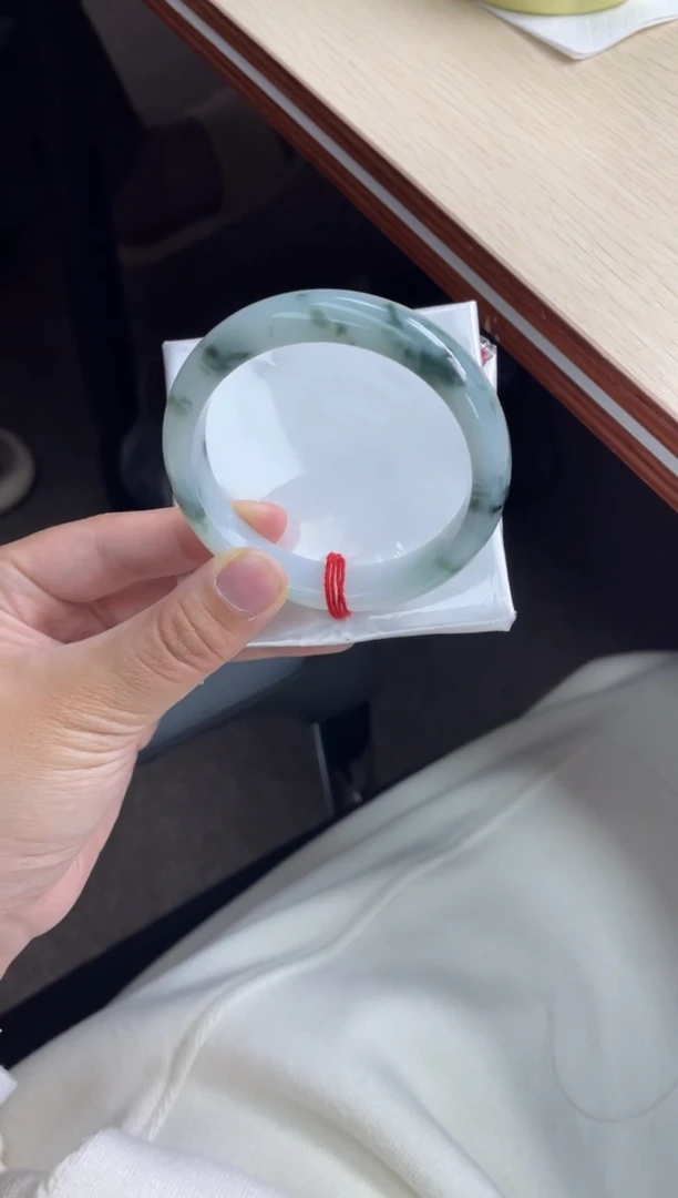 未镶嵌手镯翡翠01#天然A货翡翠手镯55-56圈口