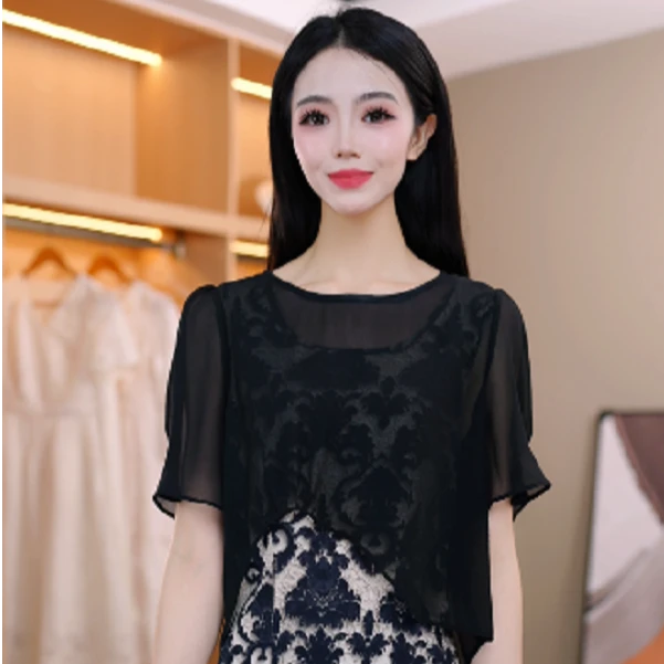 中式夏季高级氛围感2025新高级感洋气精致百搭显瘦减龄时尚套装裙