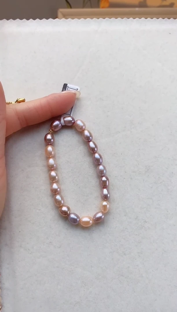 【闪购商品】淡水珍珠项链未镶嵌胖米手串 瑕疵清货