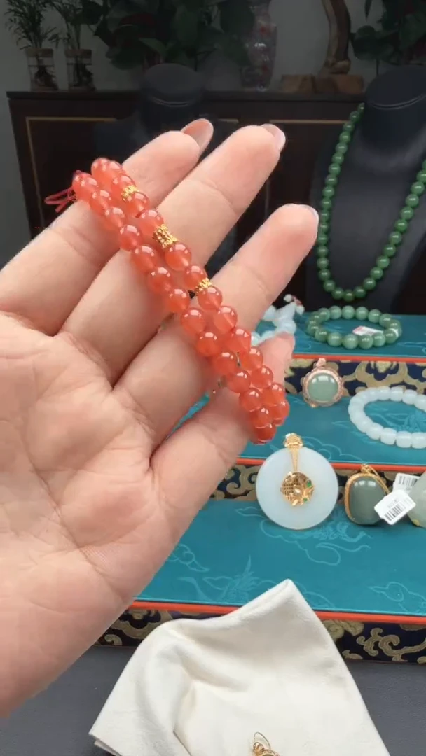 手链未镶嵌南红玛瑙手链-d