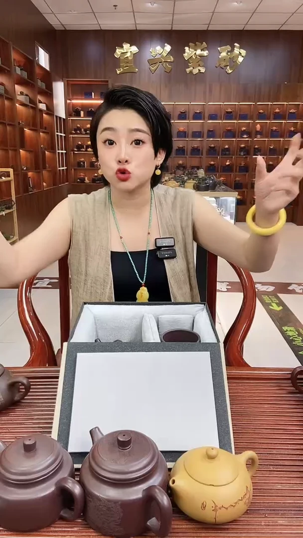 茶壶紫砂飞黄腾达双线合欢一壶两杯套组 赤龙血砂 赵园静