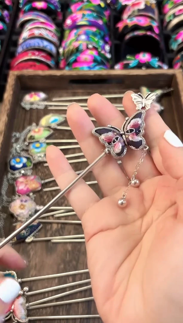 织绣艺枝独绣老绣饰品137