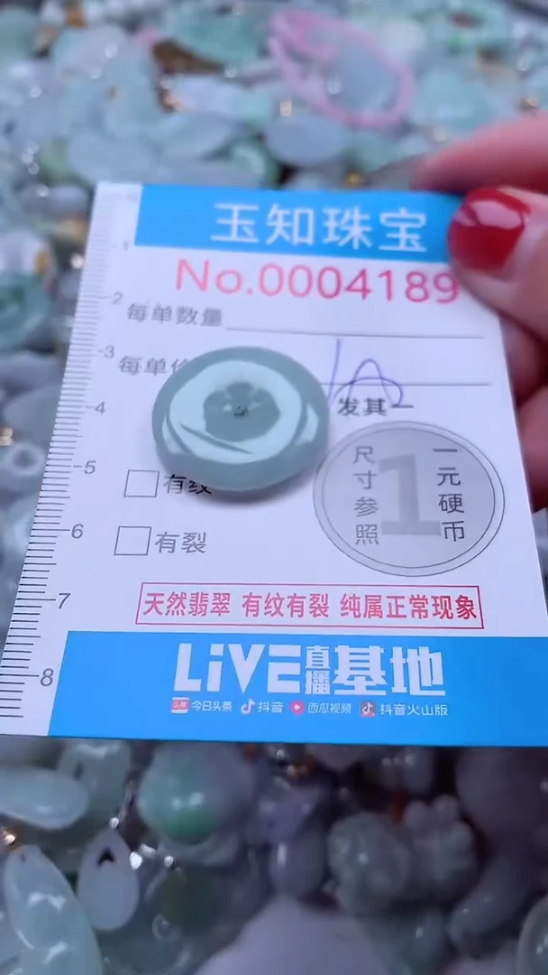 吊坠(不含链)未镶嵌翡翠4189