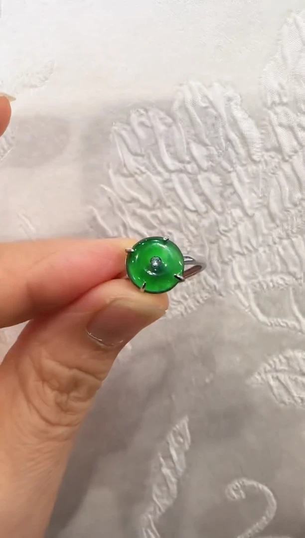 翡翠银S925镶嵌颈饰国风