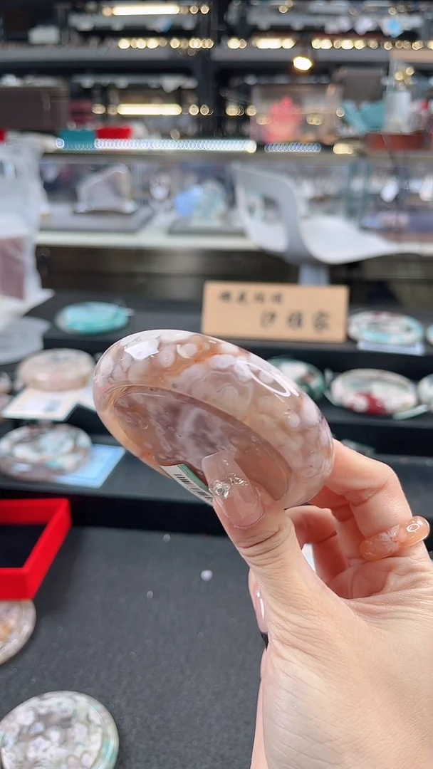 未镶嵌手镯石英质玉瑾圈口（赠品镯心）