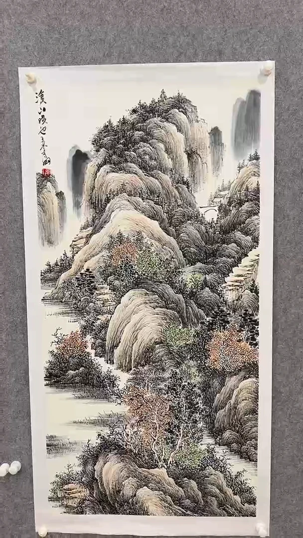国画李纲-8平尺-国画作品