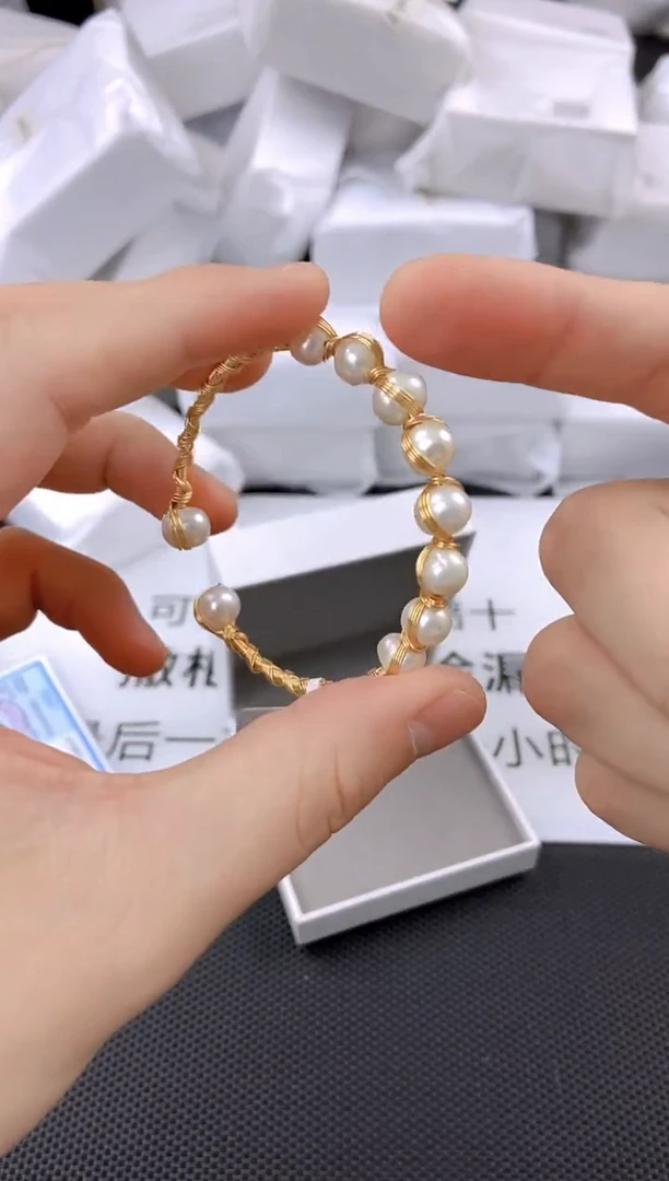 未镶嵌耳饰淡水珍珠sl1007