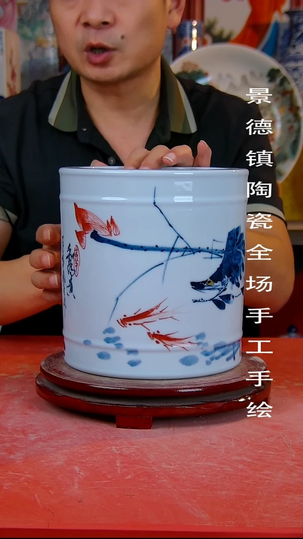 摆件景德镇陶瓷 全场手工手绘888