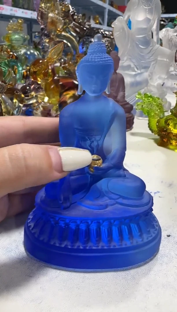 手工艺品琉璃352微瑕纯手工古法琉璃