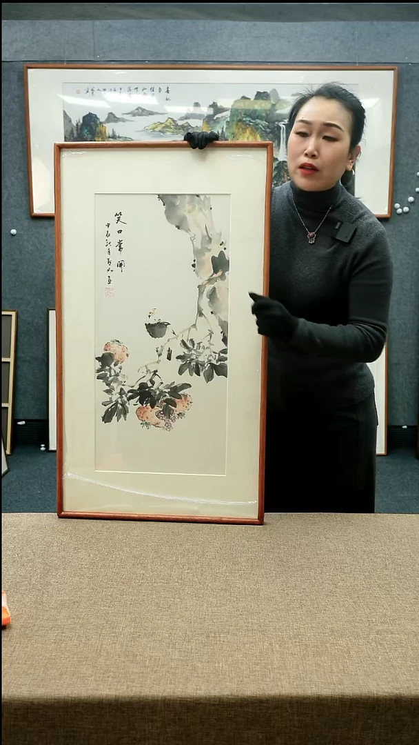 【闪购商品】国画52*92陈默如老师花鸟