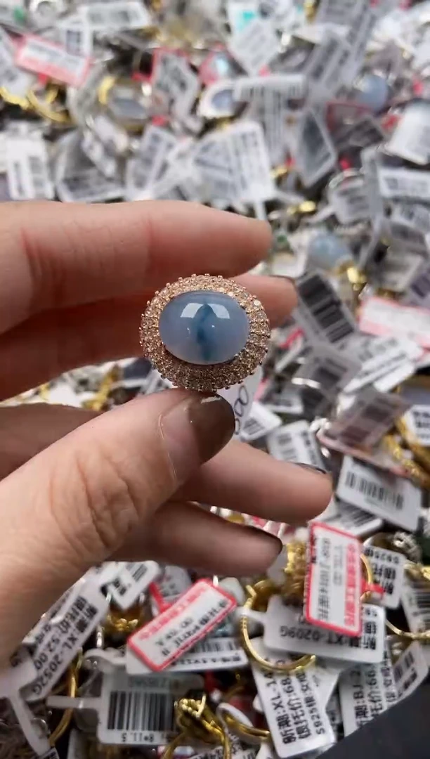 翡翠戒指未镶嵌101010---9