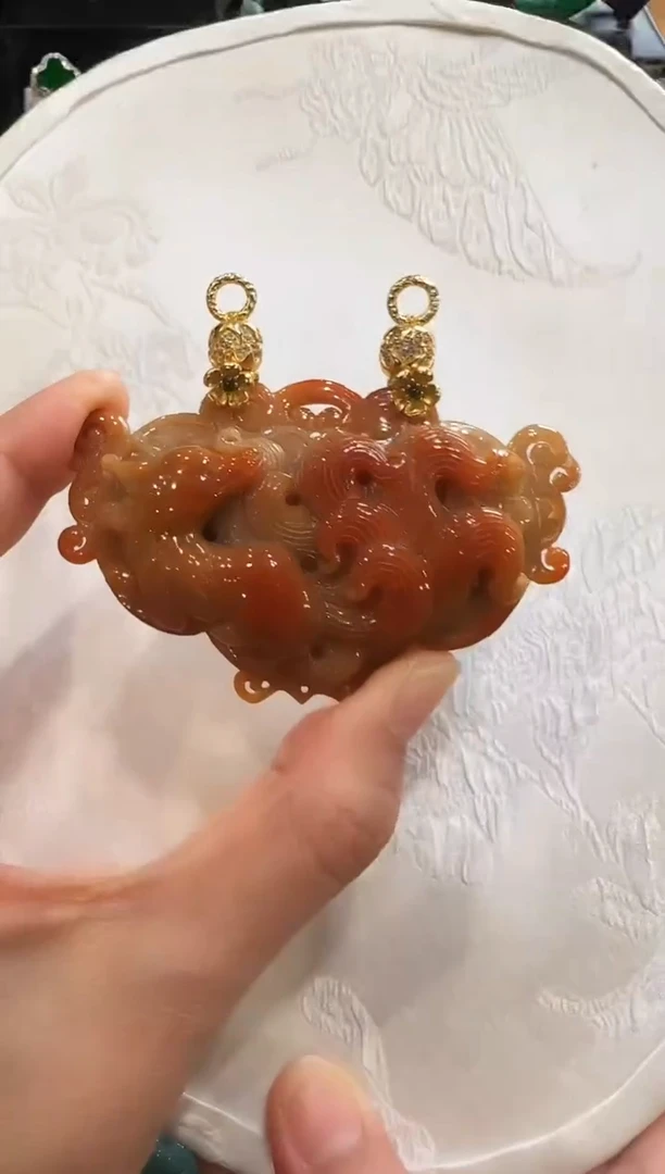颈饰未镶嵌翡翠国风
