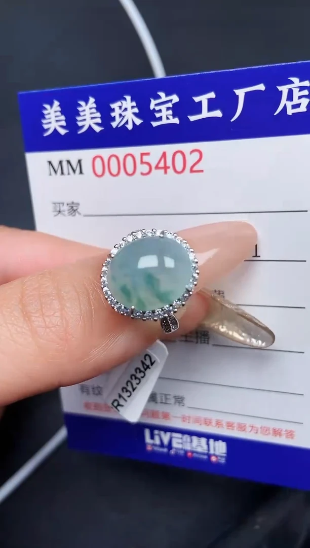 【闪购商品】翡翠颈饰银S925镶嵌5402