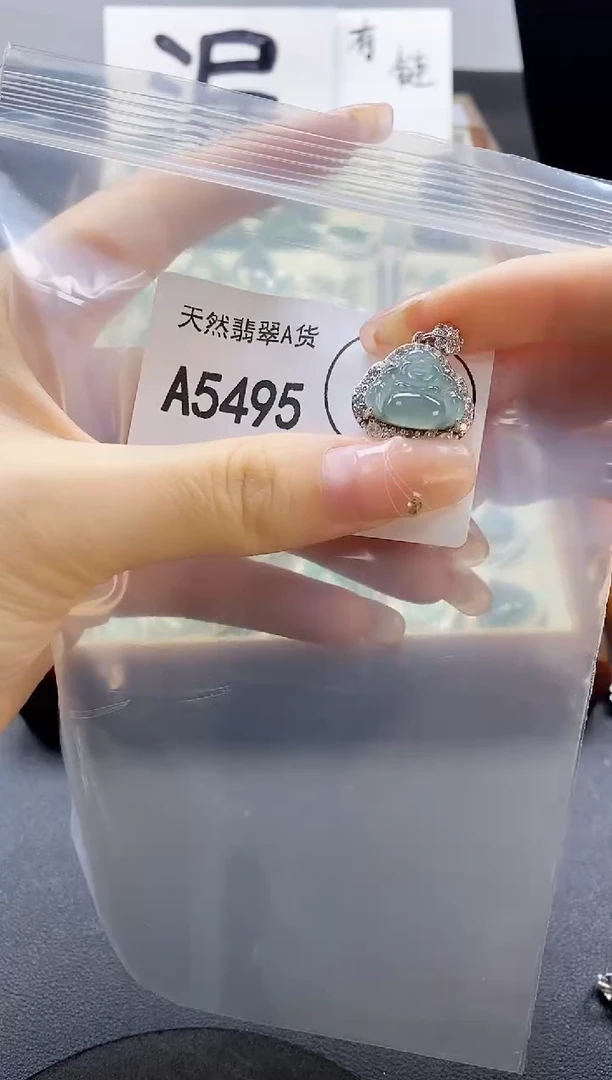 翡翠未镶嵌吊坠(赠链)天然翡翠A货