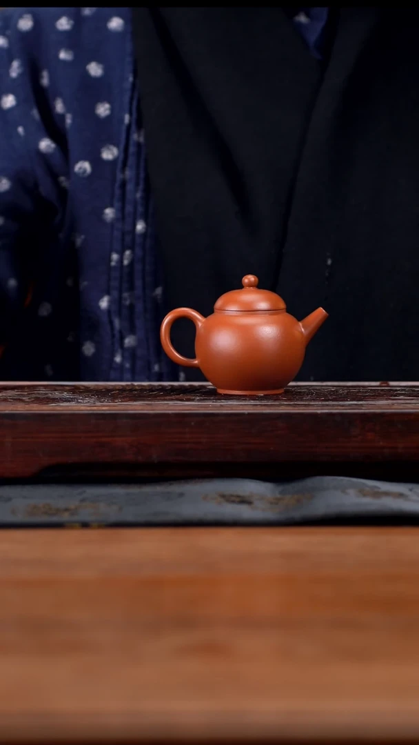 【闪购商品】紫砂茶壶110cc黄龙山原矿朱泥明式宫灯11