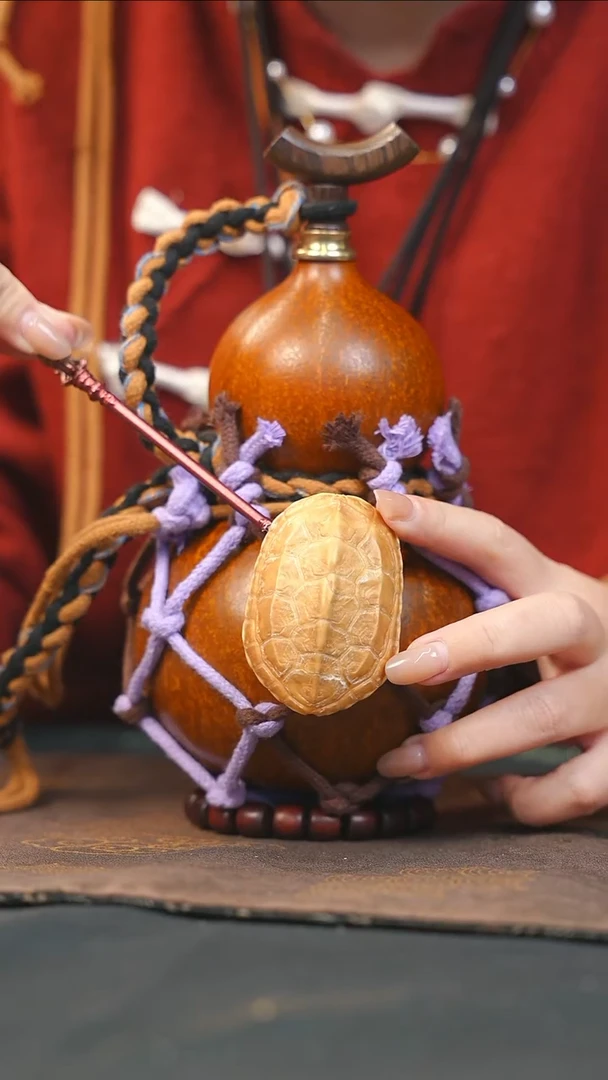 【闪购商品】RO153大漆酒葫芦不包手串及旋转底座