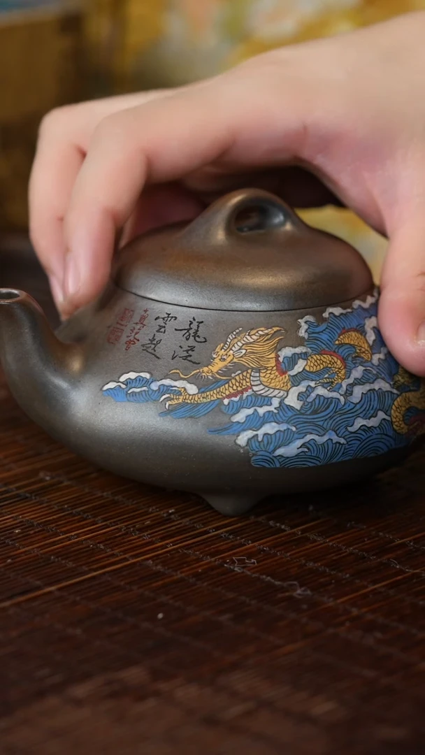 茶壶紫砂宜兴紫砂壶pcf089