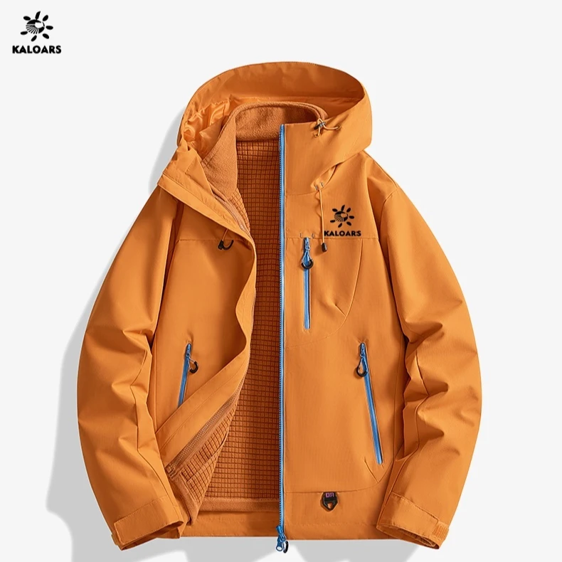 【凯家石头系列】秋冬季男女款户外可拆卸防水保暖三合一冲锋衣外套