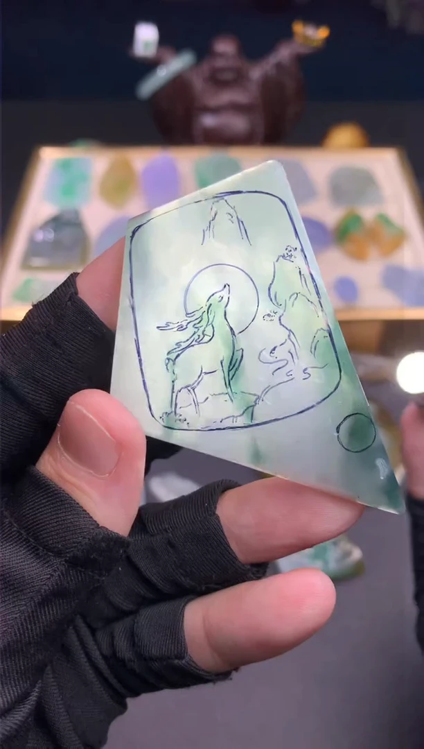 未镶嵌定制翡翠天然翡翠裸石（包工）