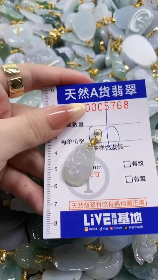 颈饰未镶嵌翡翠天然A货翡翠