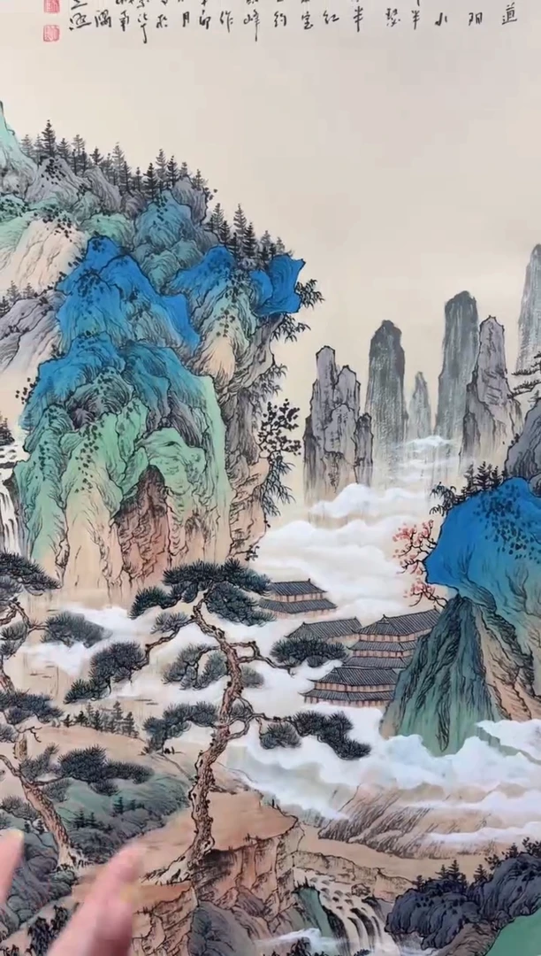 国画师立照老师国画作品