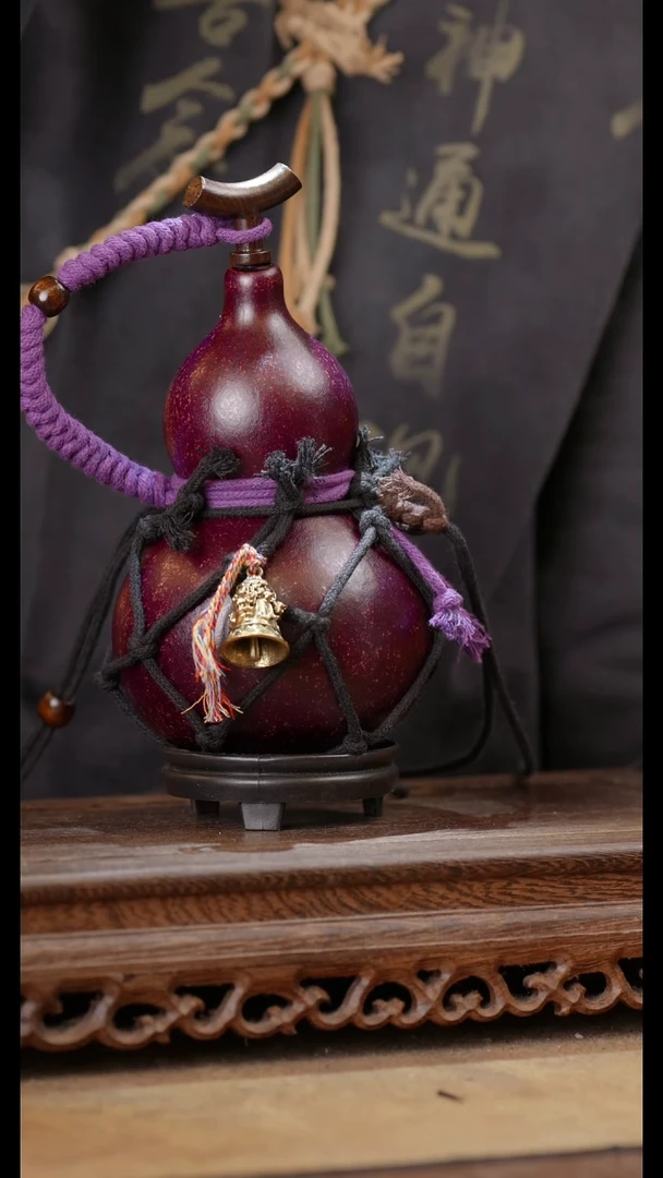 207号精品天然大漆酒葫芦一物一拍~