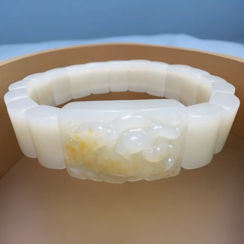 和田玉未镶嵌手串