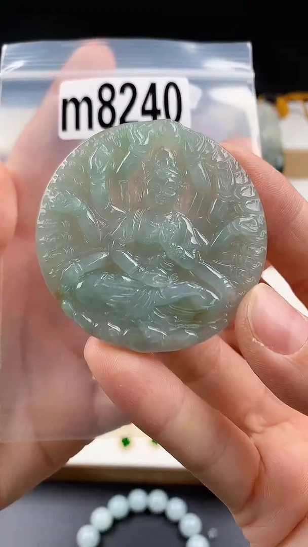 颈饰未镶嵌翡翠天然翡翠吊坠挂件