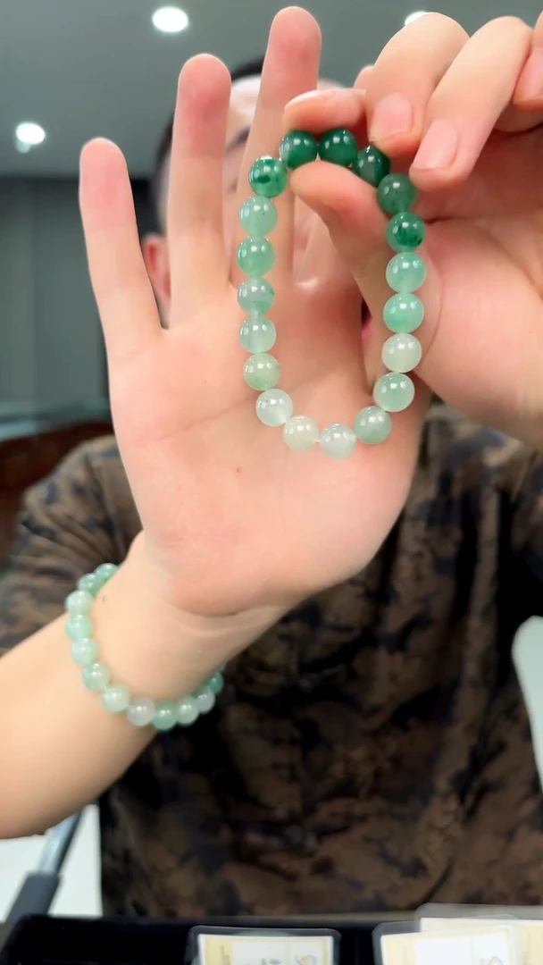 石英质玉手串未镶嵌卡10手串