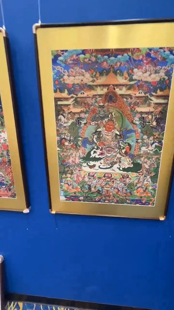 卷轴画唐卡唐卡框