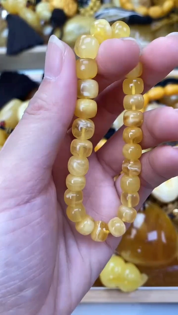 裸石琥珀未镶嵌天然琥珀蜜蜡