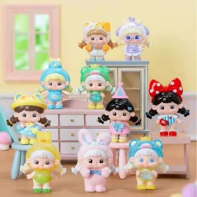 【拆盒】目及岛MJD-糖糖10颗糖系列mini盲盒可爱潮玩公仔手办摆件