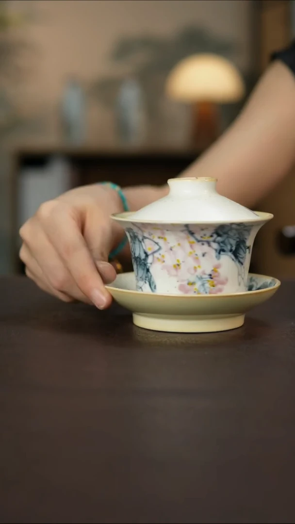 杯景德镇陶瓷杯碗柴烧多人微瑕