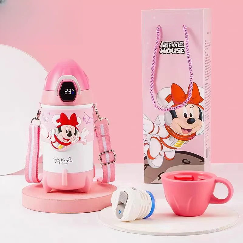 UME/联众儿童保温水杯WD-3657带吸管卡通小火箭