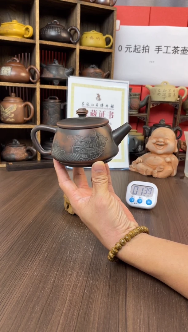 F****g钦州坭兴陶手工壶直播（庞）