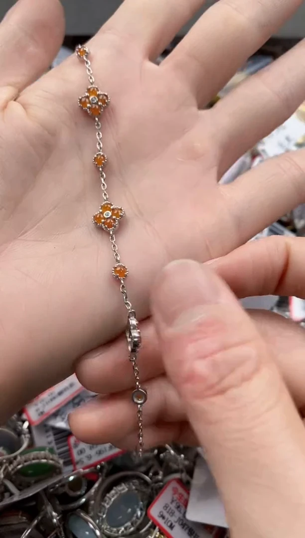 银S925镶嵌戒指翡翠777   2