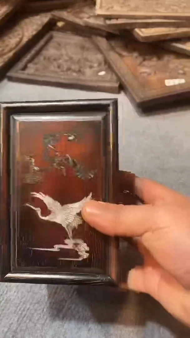 【闪购商品】木紫檀雕刻一物一拍以直播间为准