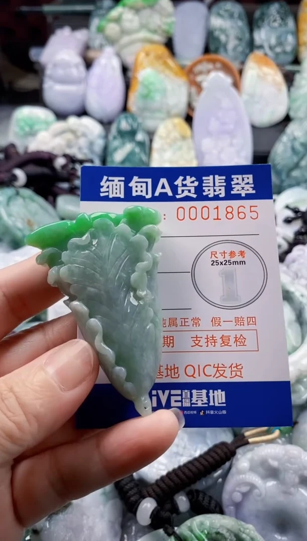 翡翠未镶嵌吊坠(不含链)1