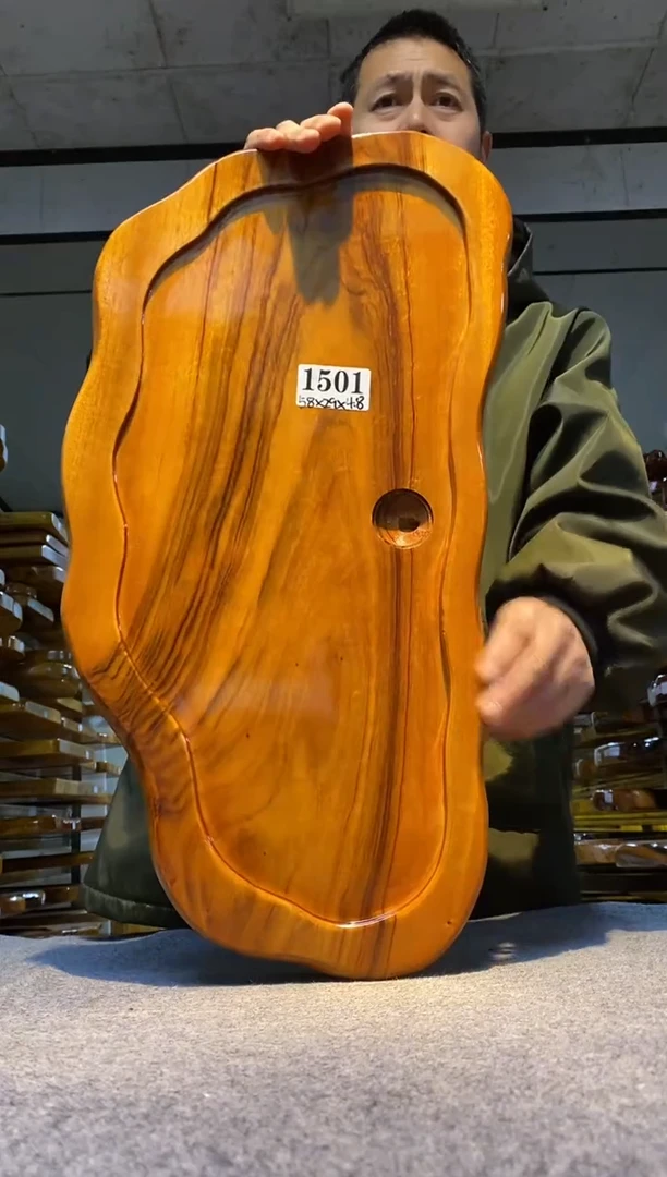 实木茶盘 一物一拍（不含配件）