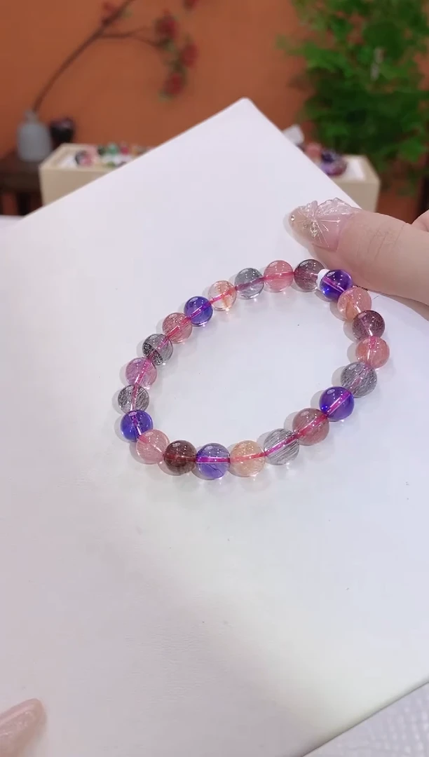 【闪购商品】烟晶手链未镶嵌水晶手链7*多样性发货一件