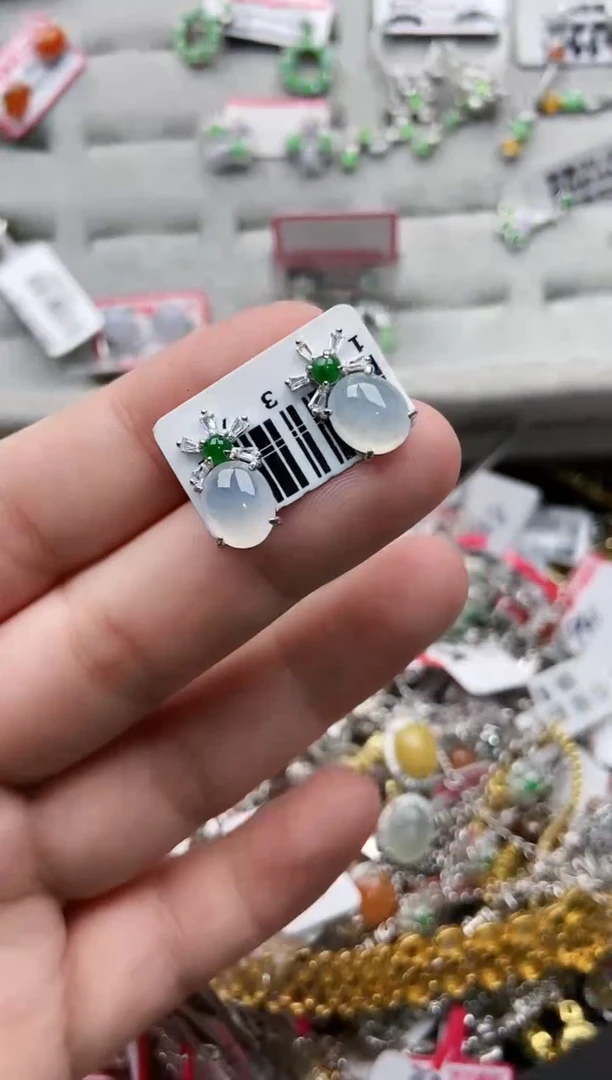 【闪购商品】翡翠戒指银S925镶嵌2222222-2