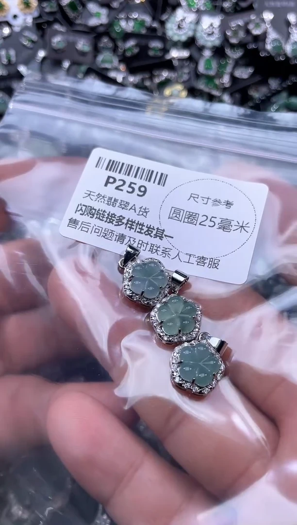【闪购商品】翡翠颈饰未镶嵌P259多样性发其一