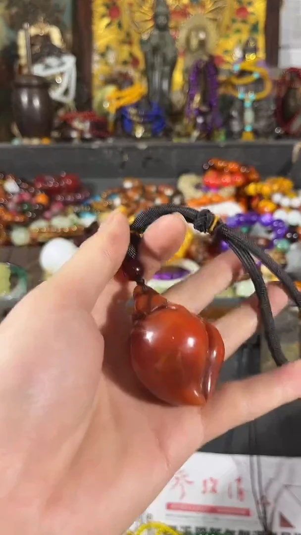 未镶嵌琥珀手链品凡精品直播蜜蜡手串