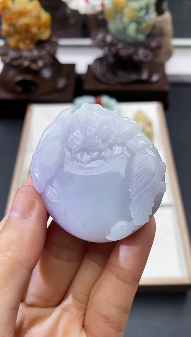 颈饰未镶嵌翡翠天然缅甸A货翡翠