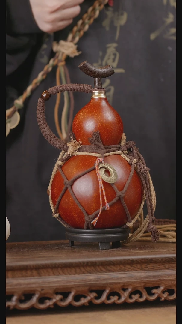 28号精品天然大漆酒葫芦一物一拍~