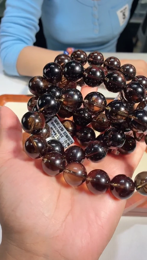 未镶嵌手链水晶16m茶水晶手链多样性发一