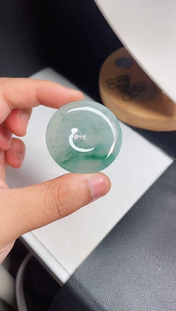 颈饰未镶嵌翡翠平安扣40-6.5