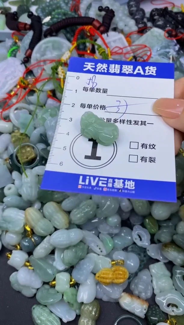 颈饰未镶嵌翡翠天然翡翠A货批量多样性发一件