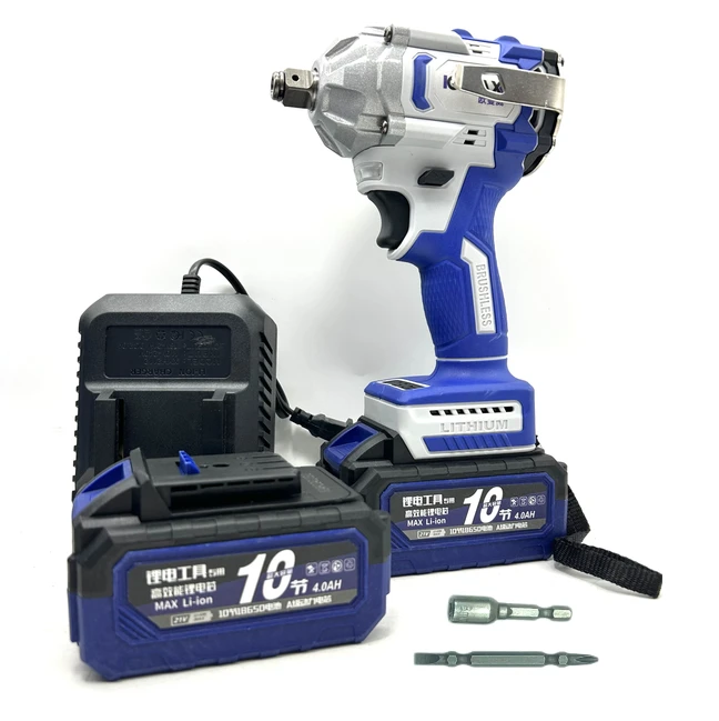 欧曼威 850扭 敲击款 纯铜无刷电扳手 （两电10节）